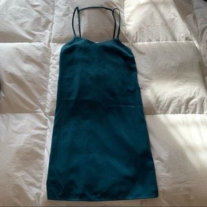 Teal Slip Dress | H&M